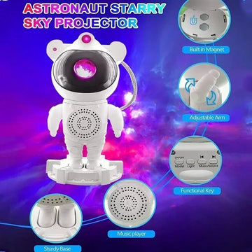 Astronaut Star Galaxy Projector Space Night Light