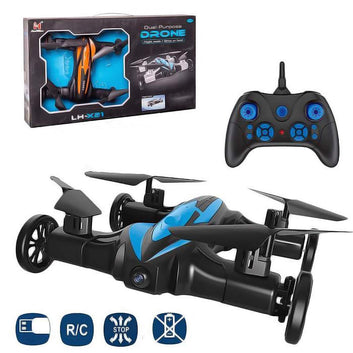 Dual Purpose Drone LH-X21, Flight Mode or Drive On Land